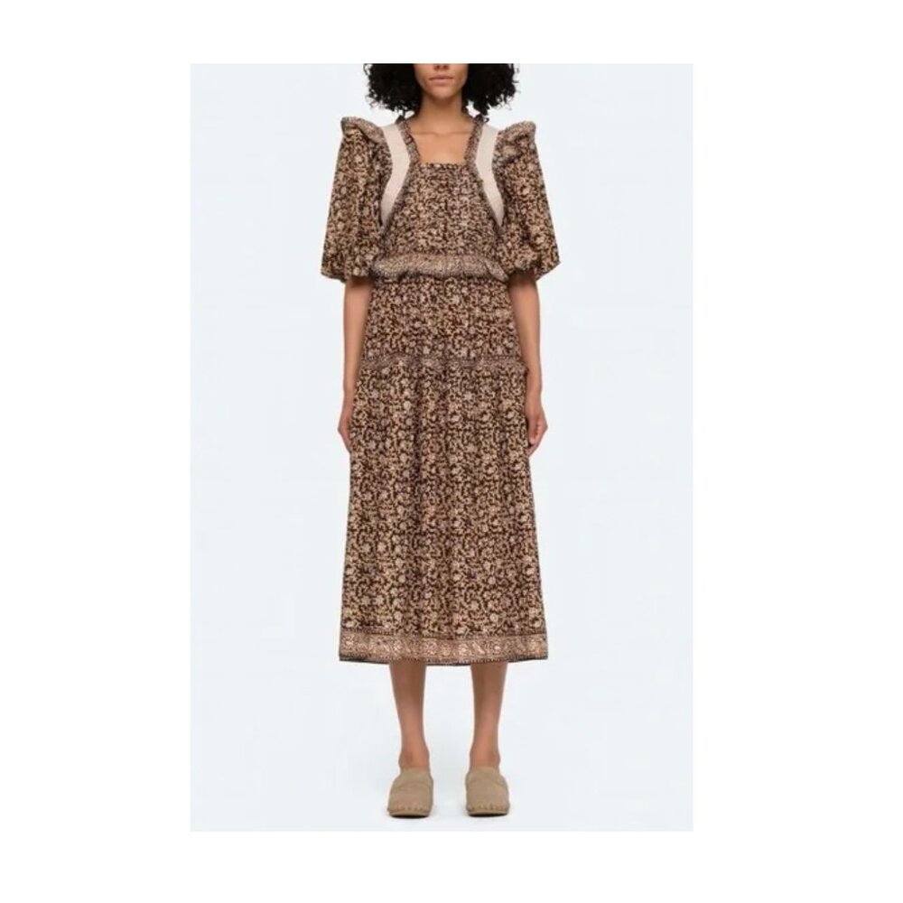 NWT SEA Irina Dress Beautiful Lace Pleating Size Small $425! - Picture 3 of 13